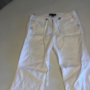 Sanctuary white linen pants